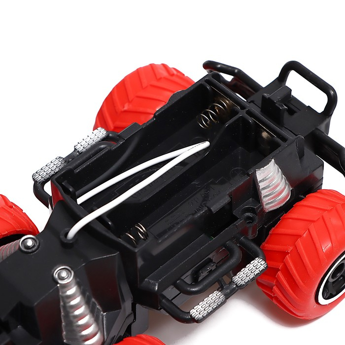 Джип радиоуправляемый «Граффити», работает от батареек, цвет красный Джип радиоуправляемый «Граффити», работает от батареек, цвет красный