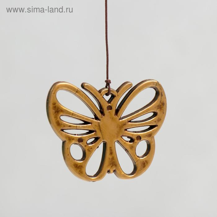 Музыка ветра металл Музыка ветра металл "Филин на ветке" 6 колокольчиков 60 см