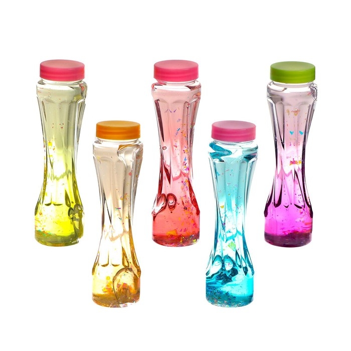 Лизун - слайм &laquo;Блёстки&raquo;, твёрдый, цвета МИКС