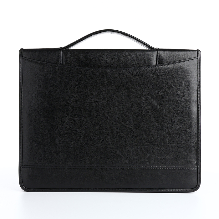 Папка для документов «Алекс», А4, цвет чёрный