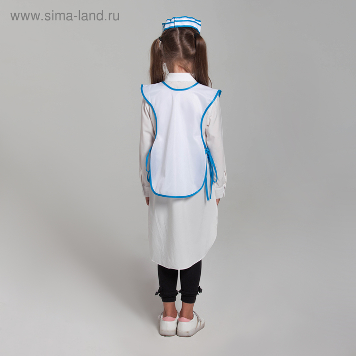 Детский карнавальный костюм «Девочка-продавец», пилотка, фартук, 4-6 лет, рост 110-122 см Детский карнавальный костюм «Девочка-продавец», пилотка, фартук, 4-6 лет, рост 110-122 см