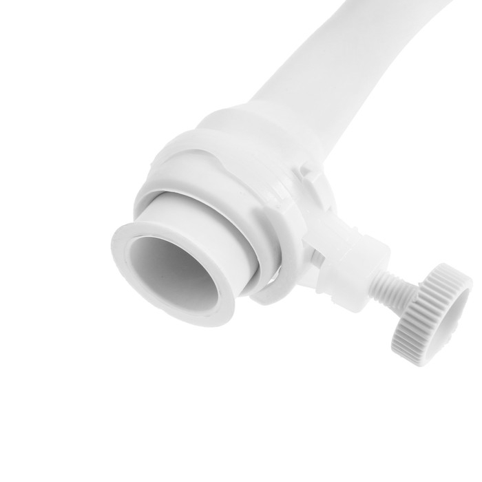 Аэратор ZEIN, 2 режима, белый гибкий шланг на хомуте, универсальный Аэратор ZEIN, 2 режима, белый гибкий шланг на хомуте, универсальный