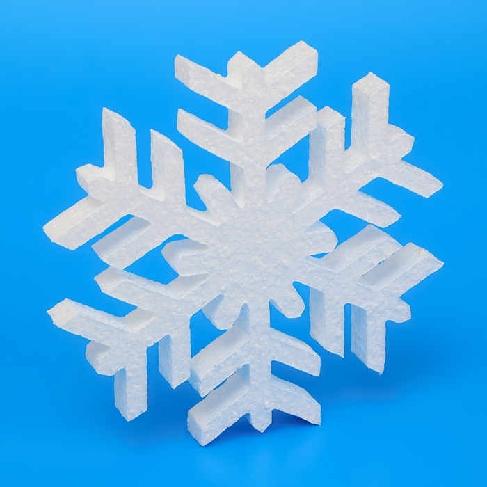 Форма из пенопласта Форма из пенопласта "Снежинка" 18,5х 18,5 х 2 см