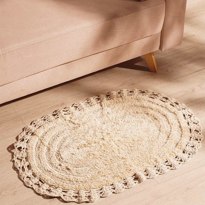 Ковер для ванны SL Home, хлопок, 60×90 см, цвет белый Ковер для ванны SL Home, хлопок, 60×90 см, цвет белый