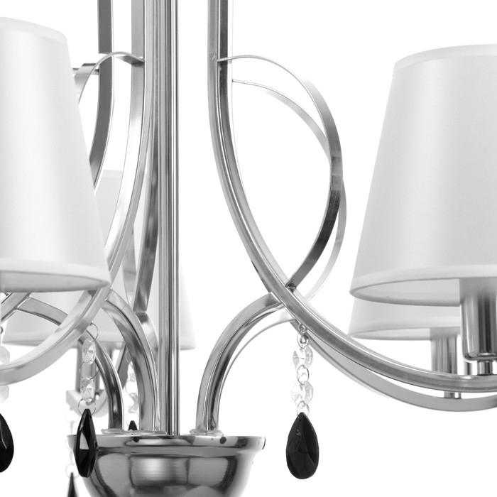 Люстра Люстра "Джорди" 5хЕ27 40Вт хром 70х70х55-75 см