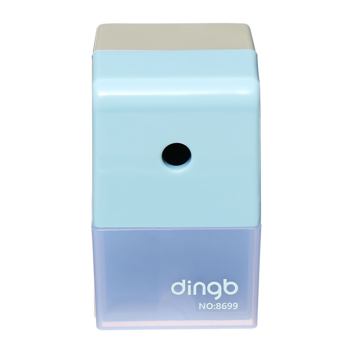 Точилка механическая с контейнером Классика Голубой/Хаки Точилка механическая с контейнером Классика Голубой/Хаки