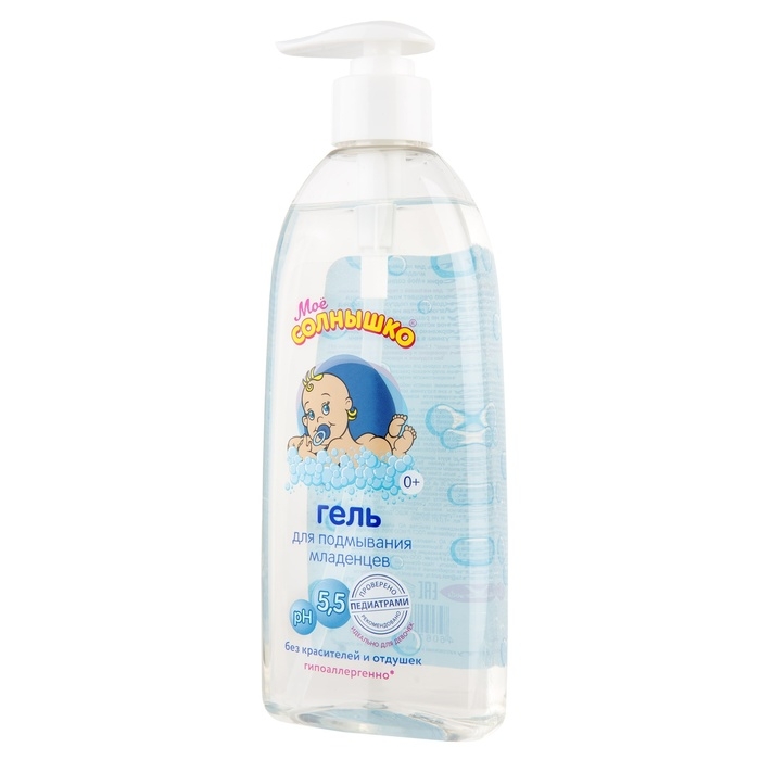 Гель для подмывания младенцев Моё СОЛНЫШКО гипоаллергенно, 400 мл Гель для подмывания младенцев Моё СОЛНЫШКО гипоаллергенно, 400 мл