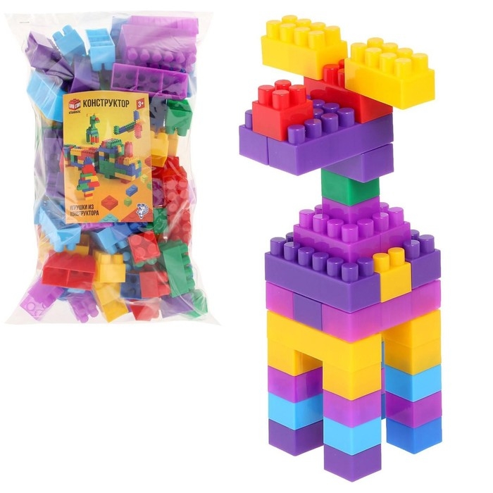 Конструктор №11 «Семицветик», 105 деталей Конструктор №11 «Семицветик», 105 деталей
