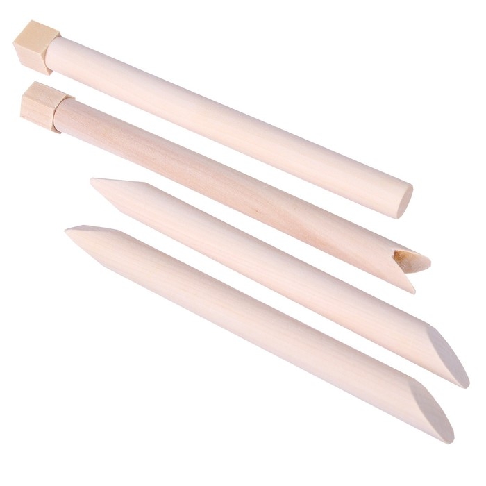 Деревянный набор инструментов для лепки, 12 шт., 19 × 6,5 × 7,5 см Деревянный набор инструментов для лепки, 12 шт., 19 × 6,5 × 7,5 см