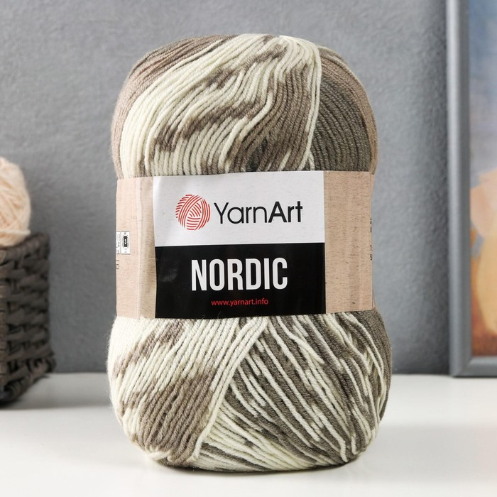 Пряжа  Пряжа "Nordic" 20% шерсть, 80% акрил 510м/150гр (659)