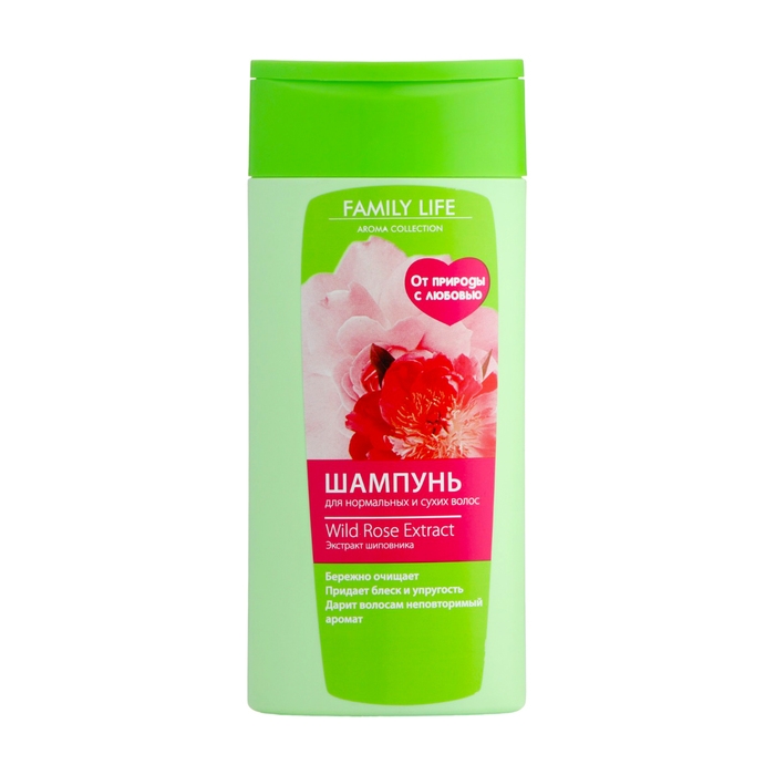 Шампунь для нормальных волос Family Life Экстакт шиповника, 250 мл Шампунь для нормальных волос Family Life Экстакт шиповника, 250 мл