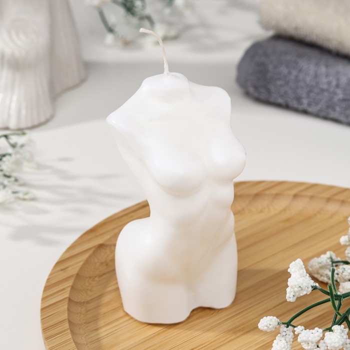 Свеча фигурная ароматическая  Свеча фигурная ароматическая "Женский силуэт", 9,5х4,5 см, кокос