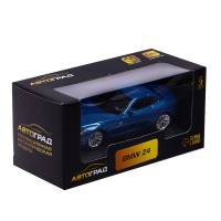 Машина металлическая BMW Z4, 1:43, цвет синий