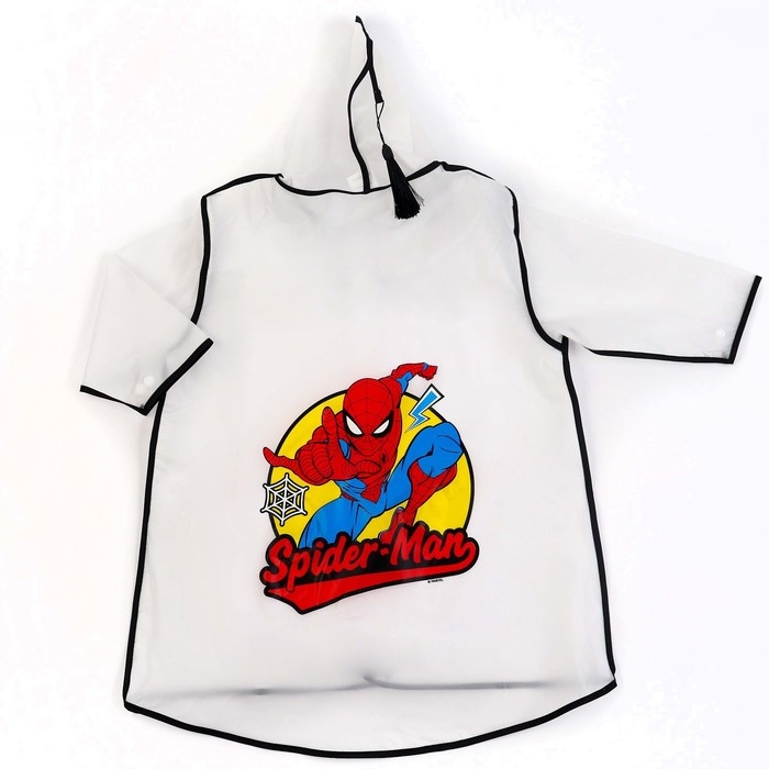 Дождевик детский, размер M, 100-110 см, Человек-паук Дождевик детский, размер M, 100-110 см, Человек-паук