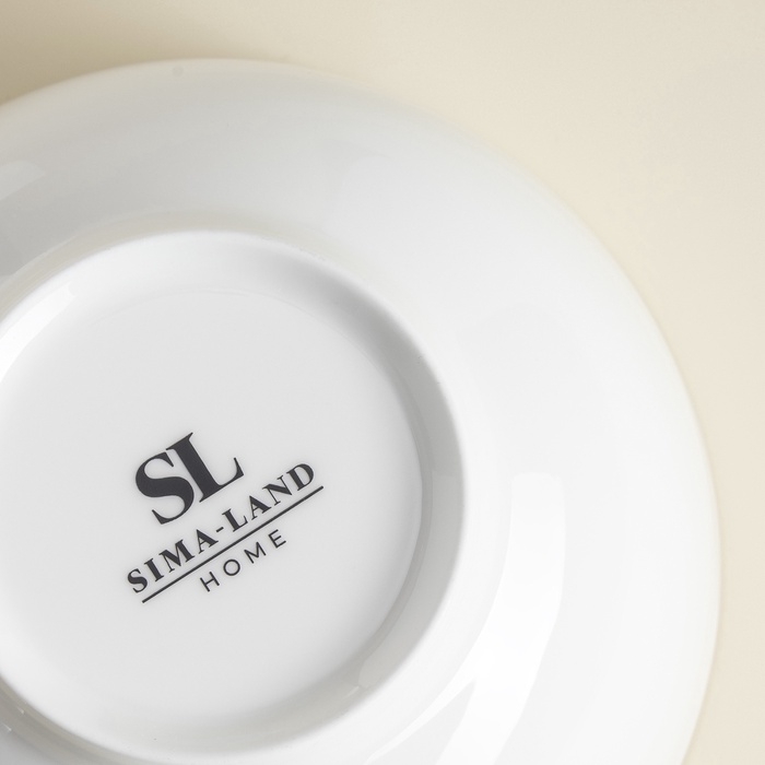 Салатники SL Home «Каскарон», 900 мл, d=16 см, набор 2 шт, костяной фарфор, белые Салатники SL Home «Каскарон», 900 мл, d=16 см, набор 2 шт, костяной фарфор, белые