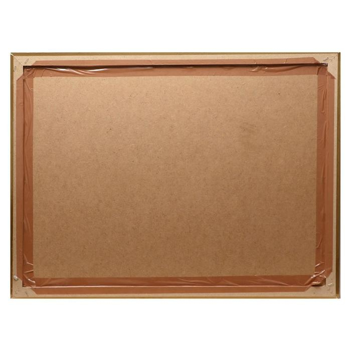 Гобеленовая картина Гобеленовая картина "Корзина с пионами" 53*73 см рамка МИКС