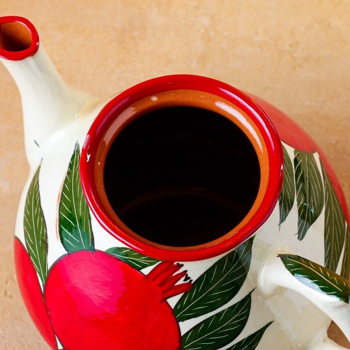 Чайник Риштанская Керамика Чайник Риштанская Керамика "Гранаты", 1600 мл