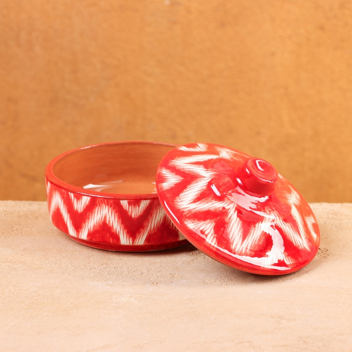 Сахарница Риштанская Керамика 250мл, Атлас Сахарница Риштанская Керамика 250мл, Атлас