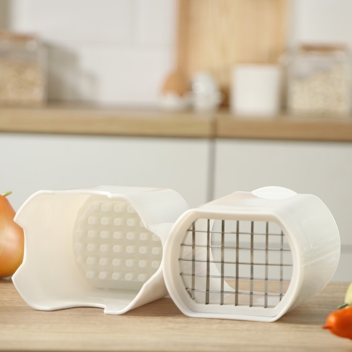 Овощерезка, 10×8×13,5 см, цвет белый Овощерезка, 10×8×13,5 см, цвет белый