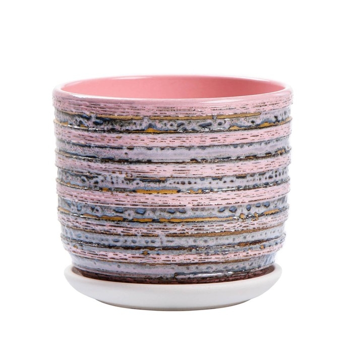 Горшок цветочный Горшок цветочный "Кукушка" розовый, 1,73 л