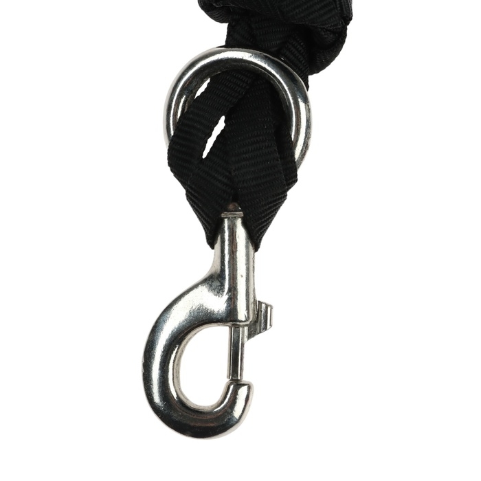 Чомбур 2 м, карабин, черный Чомбур 2 м, карабин, черный