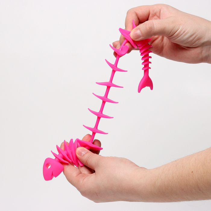 Антистресс сквиш мялка «Скелет рыбы» , в пакете Антистресс сквиш мялка «Скелет рыбы» , в пакете