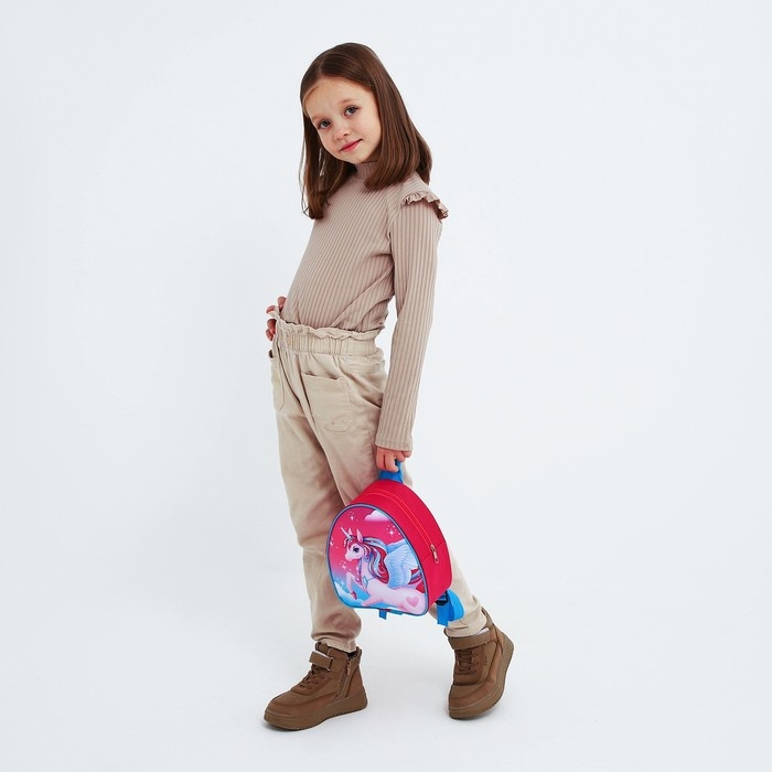 Деткий рюкзак с блокнотом «Единорожка», 23х20,5 см