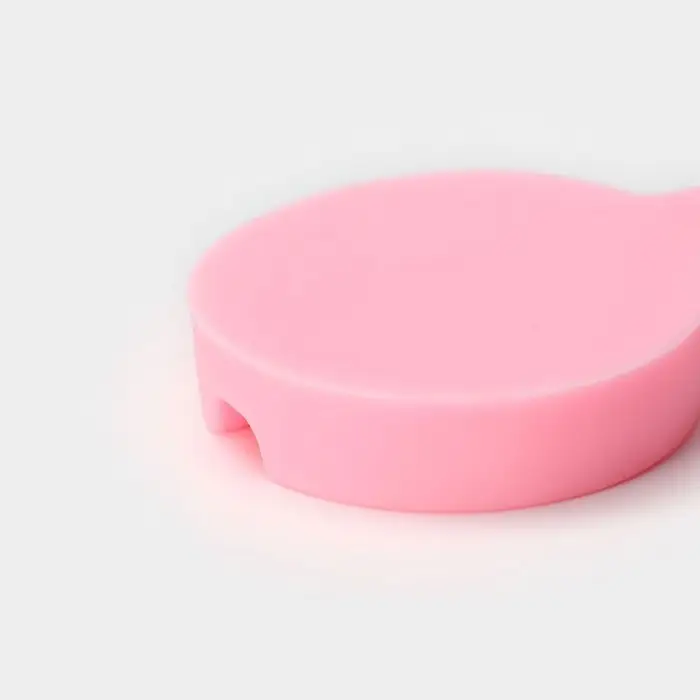 Молд «Пуговка», силикон, 9,5×2,9 см, цвет розовый