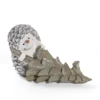 Фигурка полистоун &laquo;Ёжик несёт ёлочку с птичкой&raquo;, 14.5&times;7&times;9 см