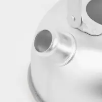 Чайник, 5 л, d=26 см, листовой алюминий 1.2 мм, серебристый