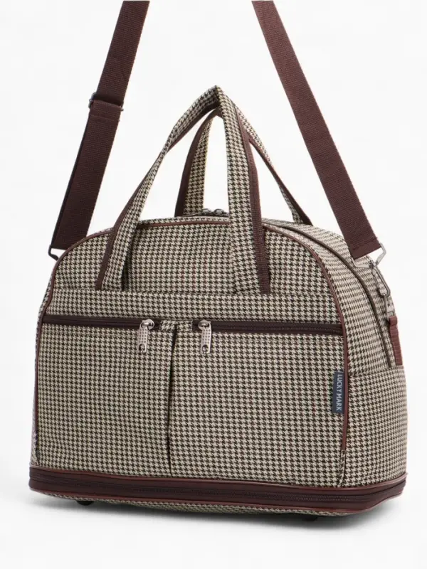 Сумка дор 2461, 40*20,5*29/37, отд на молнии, с увел, 3 н/карман, дл ремень, беж/кор Сумка дор 2461, 40*20,5*29/37, отд на молнии, с увел, 3 н/карман, дл ремень, беж/кор