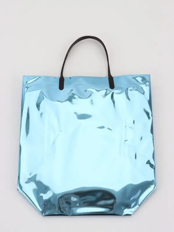 Пакет подарочный ПВХ, голография, голубой, пластиковая ручка, 26×22.5×10 см Пакет подарочный ПВХ, голография, голубой, пластиковая ручка, 26×22.5×10 см