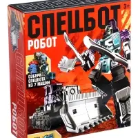 Робот &laquo;Спецбот. Самосвал&raquo;, трансформируется, собирается в 1 большого из 7 роботов