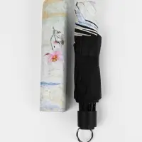 Зонт механический &laquo;Лилии&raquo;, эпонж, 4 сложения, 8 спиц, R=47/55 см, d=94 см, МИКС