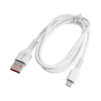Кабель VIXION PRO VX-17m, USB  - micro USB, 2.1 А, 1 м, белый