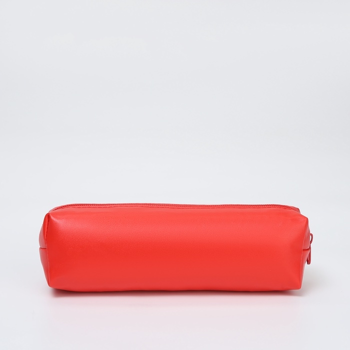 Косметичка-пенал на молнии, цвет красный Косметичка-пенал на молнии, цвет красный