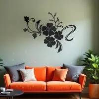 Набор наклеек интерьерных TAKE IT EASY &laquo;Цветы&raquo;, декор настенный, панно, 124&times;165 см