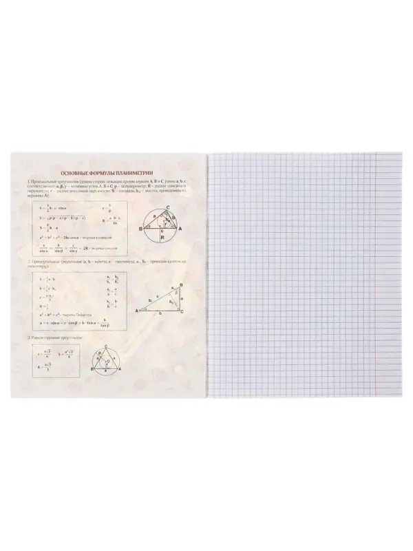 Тетрадь предметная 48 листов в клетку Calligrata, &laquo;Кеды. Геометрия&raquo;, картонная обложка