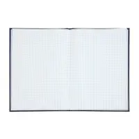 Книга учета А4 128л Бумвинил Офсет клетка, синий