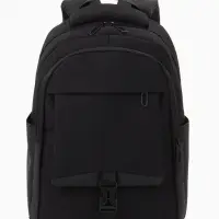 Рюкзак школьный, 2 отделения, 4 кармана, водонепроницаемое дно, 27&times;13&times;38.5 см, чёрный