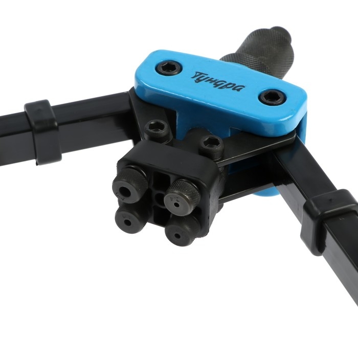 Заклепочник ТУНДРА, 360 мм, двуручный, заклепки 2.4 - 3.2 - 4 - 4.8 - 6.4 мм Заклепочник ТУНДРА, 360 мм, двуручный, заклепки 2.4 - 3.2 - 4 - 4.8 - 6.4 мм