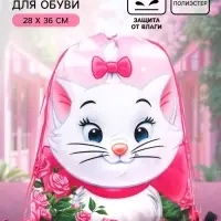 Мешок для обуви 420&times;330 мм, &laquo;Кошечка Мари, Коты аристократы&raquo;