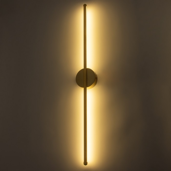 Бра "Аланди" LED 15Вт 3000К золото 80х10 см