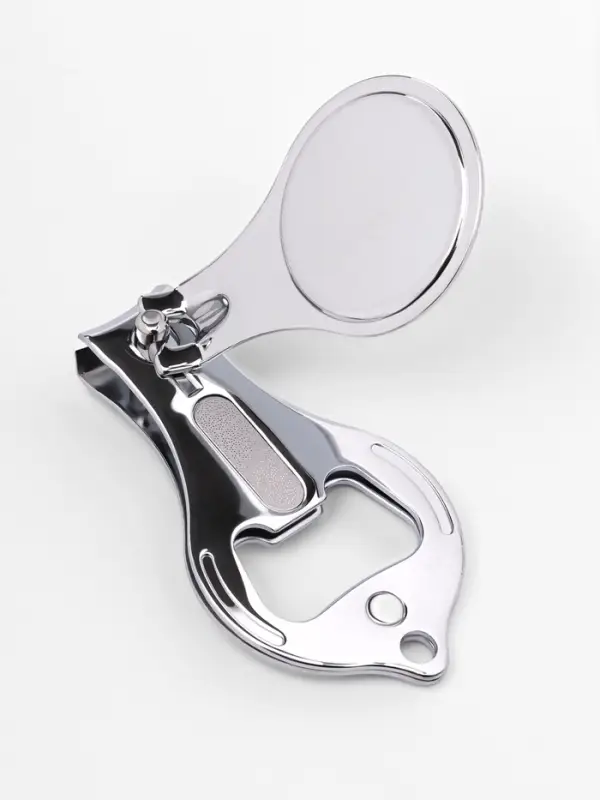 Кусачки книпсер маникюрные, с пилкой, с открывашкой, 6 см