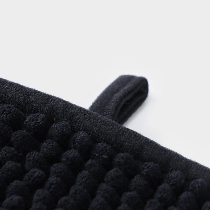 Коврик для дома LaDо́m, букли, плотность 1000 г, 50×80 см, цвет графитовый Коврик для дома LaDо́m, букли, плотность 1000 г, 50×80 см, цвет графитовый