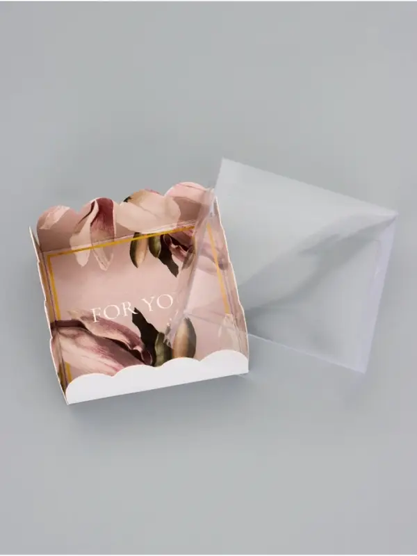 Коробка для печенья, For You, 7×7×3 см Коробка для печенья, For You, 7×7×3 см