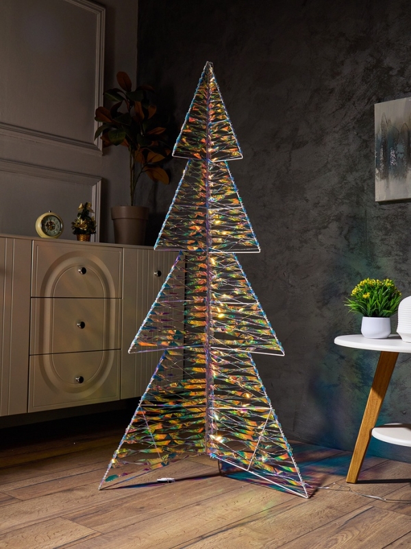 Фигура световая FROSTY  Фигура световая FROSTY "Елка", 77x77x150, 960 LED, 220V, свечение тёплое белое