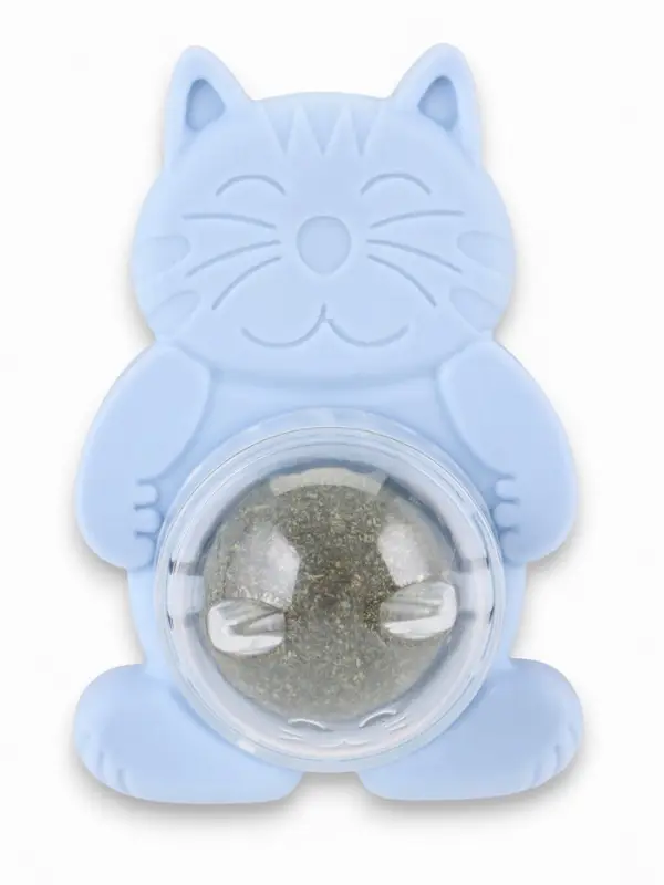 Игрушка для кошек из кошачьей мяты &laquo;Большой Кот&raquo;, 4.5&times;6&times;6 см, на основании, МИКС