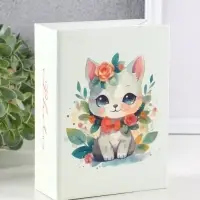 Фотоальбом "Кошечка" 100ф 10X15см, ПП карм.