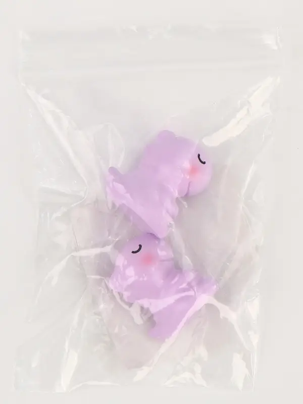 Миниатюра кукольная «Довольный дракон», набор 2 шт., размер 1 шт. — 2,6 × 2,2 см